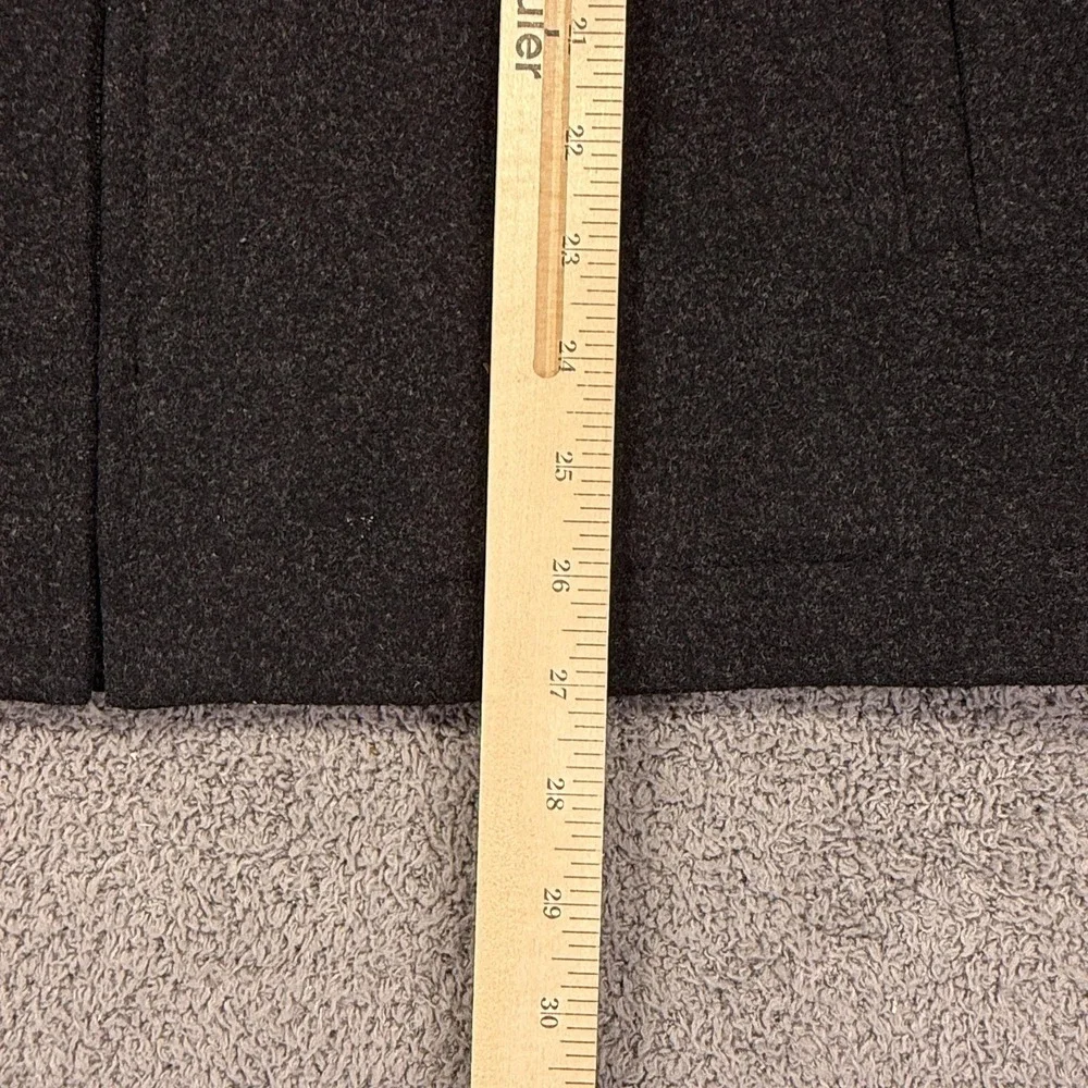 Banana Republic‎ Jacket Mens Extra Large Charcoal Wool Cashmere Blend Zip Lined
